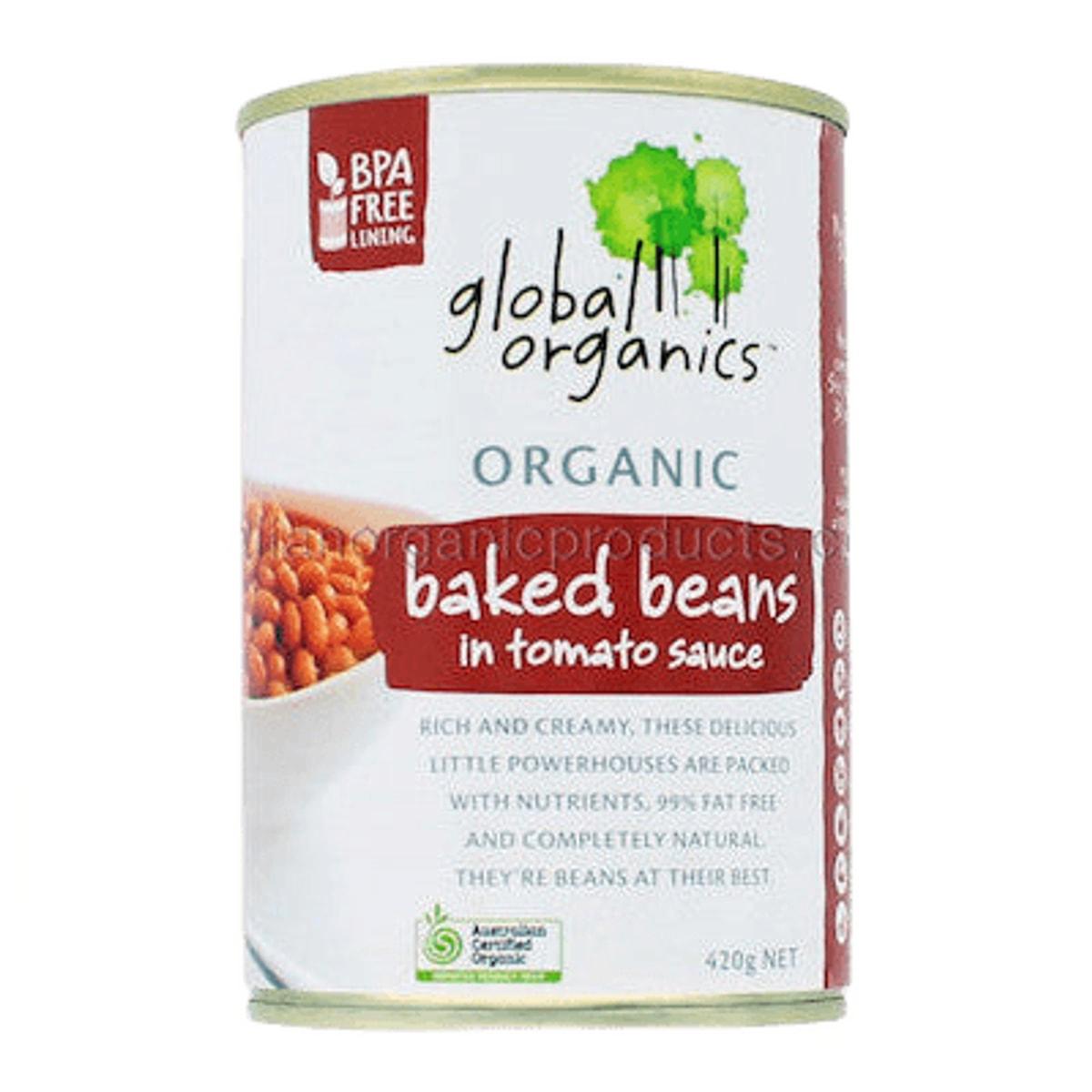Global Organic Baked Beans in Tomato Sauce