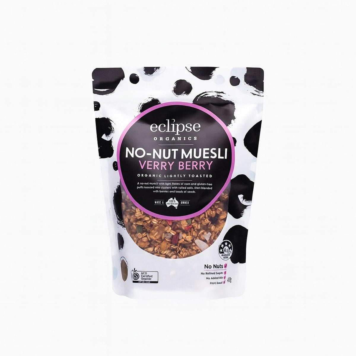 Eclipse Organics Organic Toasted Muesli Verry Berry No-Nut 410g