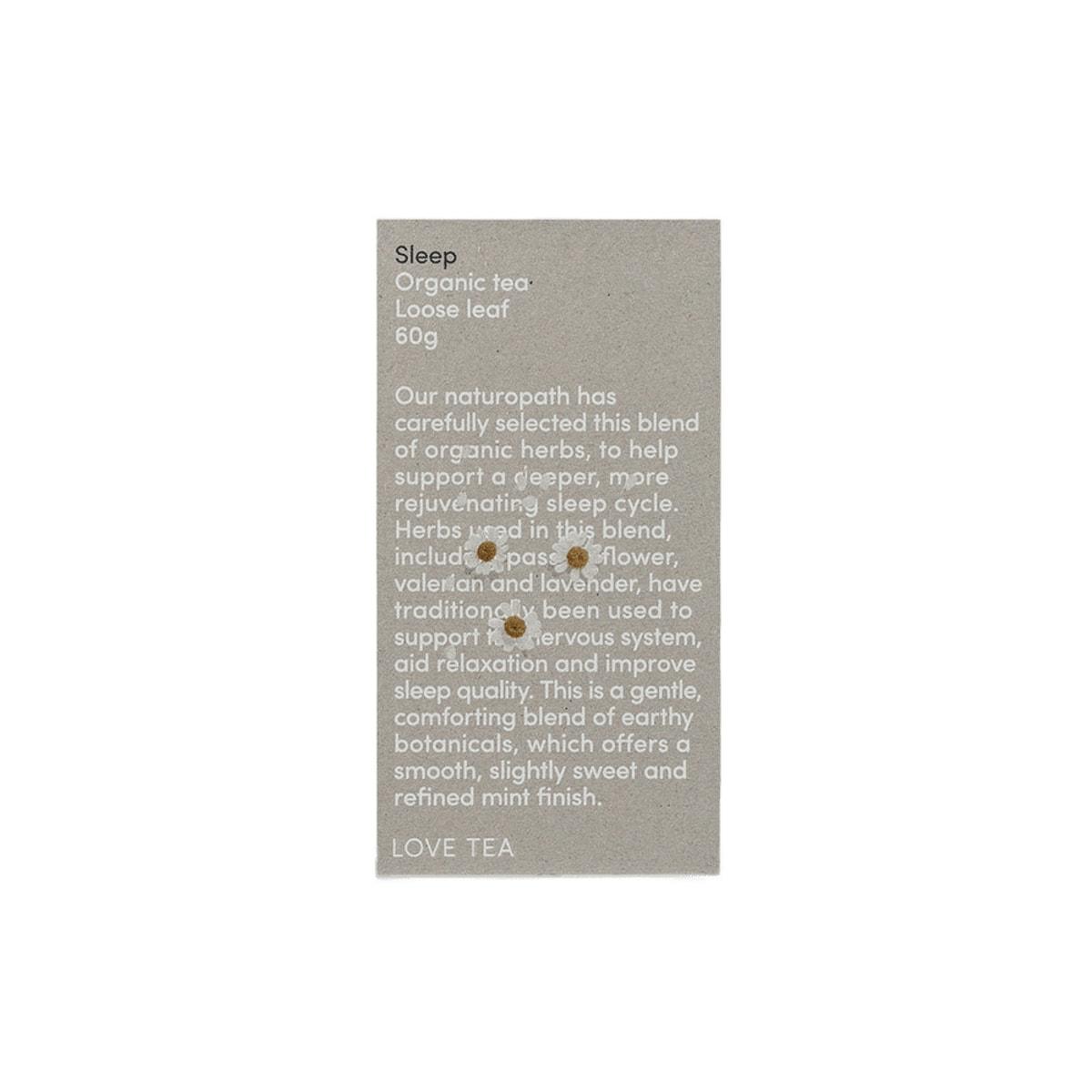 Love Tea Sleep Organic Loose Leaf Tea