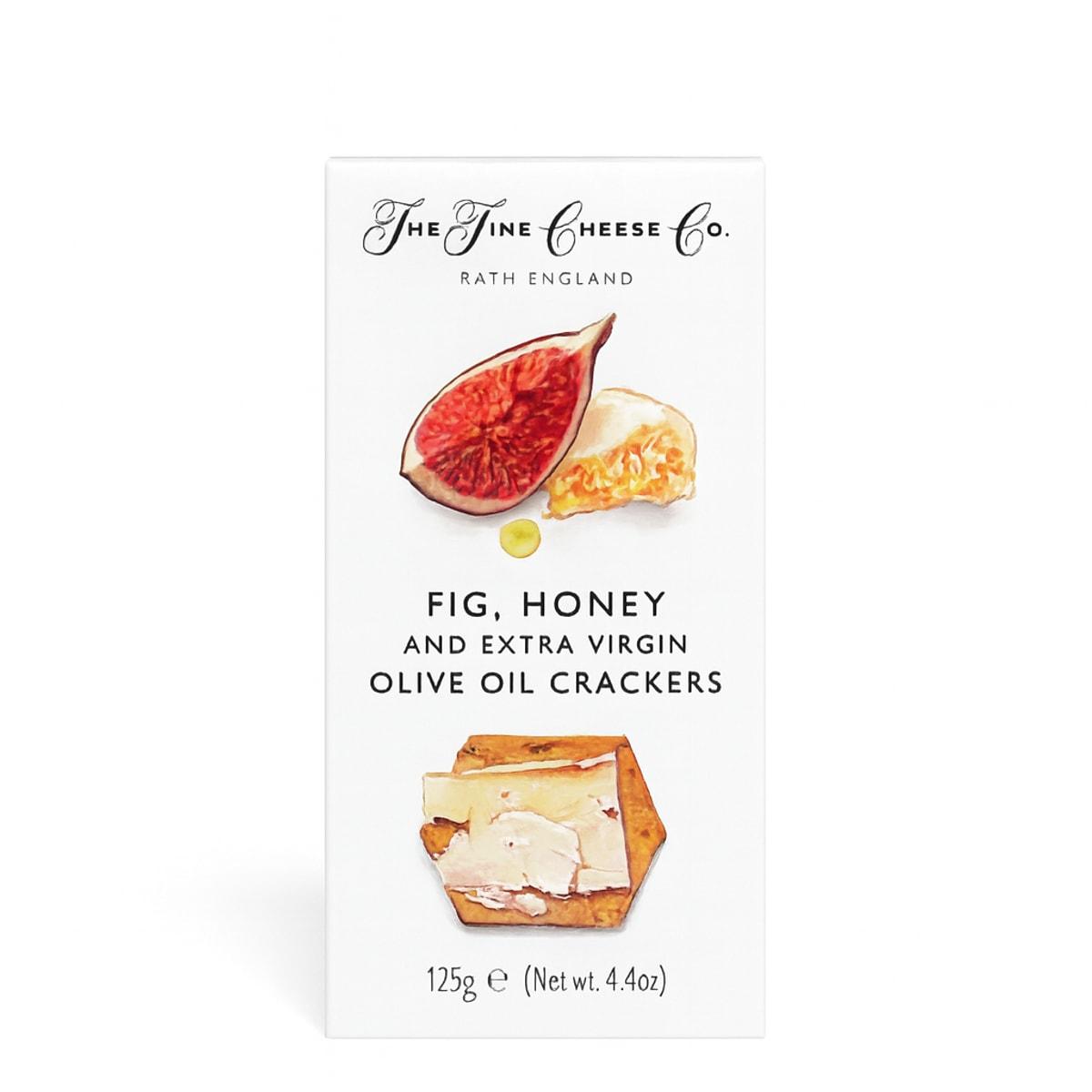 The Fine Cheese Co Fig, Honey & Extra Virgin Olive Oil Crackers 125g