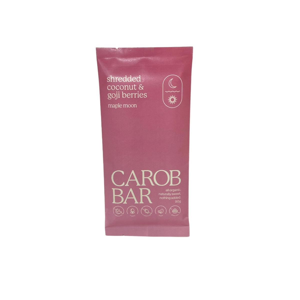 Maple Moon Organic Coconut & Goji Carob Bar 90g