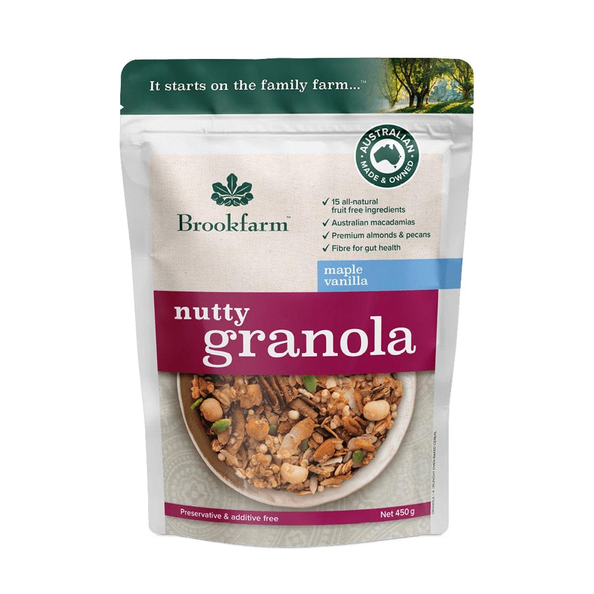 Brookfarm Granola Nutty Maple Vanilla