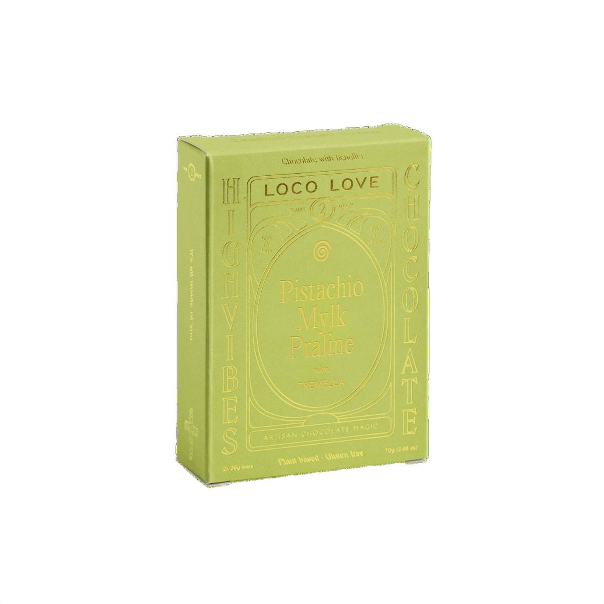 Loco Love Pistachio Mylk Praline Chocolate Twin Pack