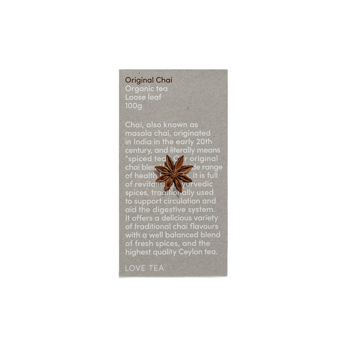 Love Tea Organic Original Chai Loose Leaf Tea