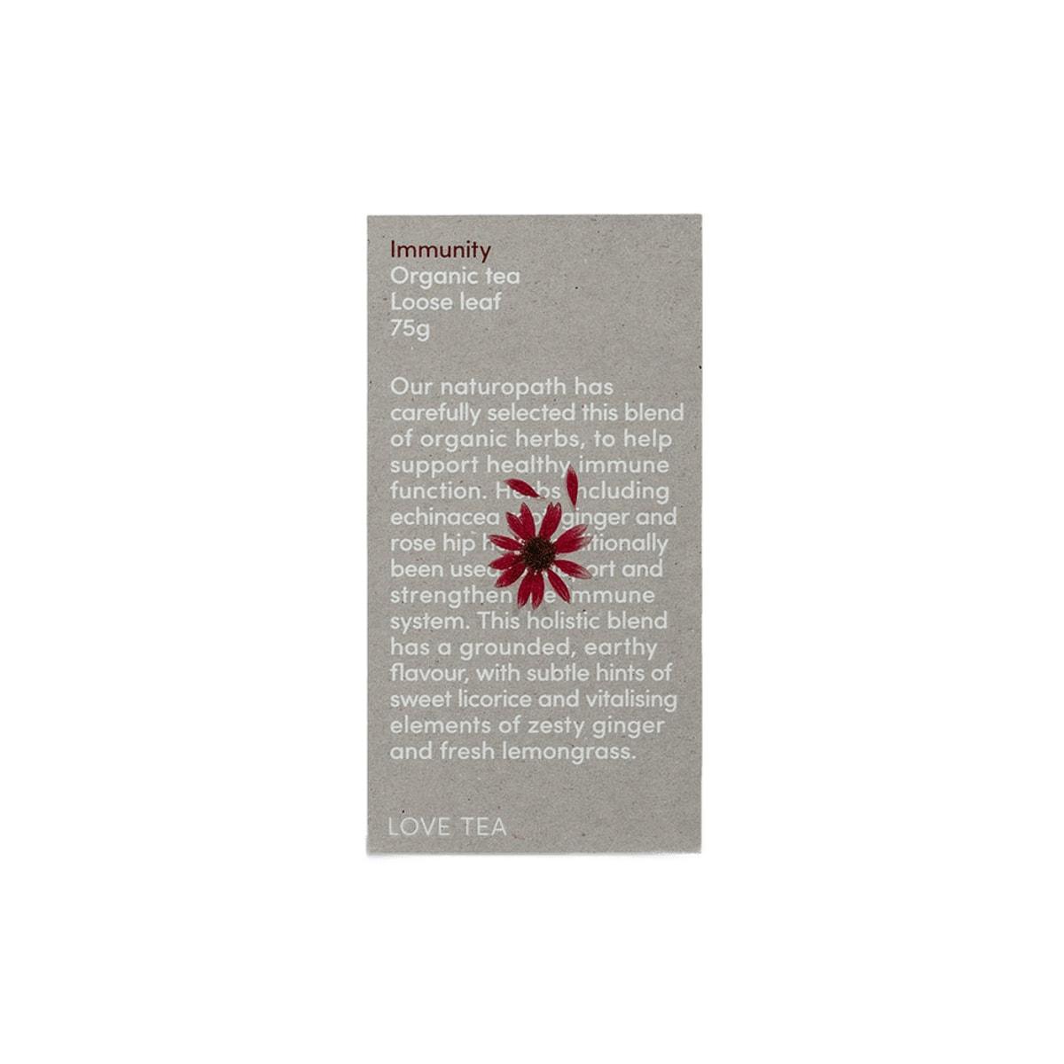 Love Tea Organic Immunity Loose Leaf Herbal Tea