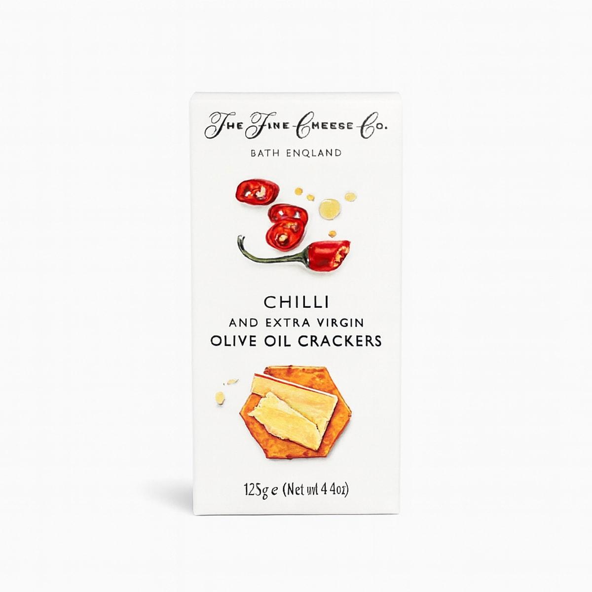 The Fine Cheese Co Chilli & Extra Virgin Olive Oil Crackers 125g