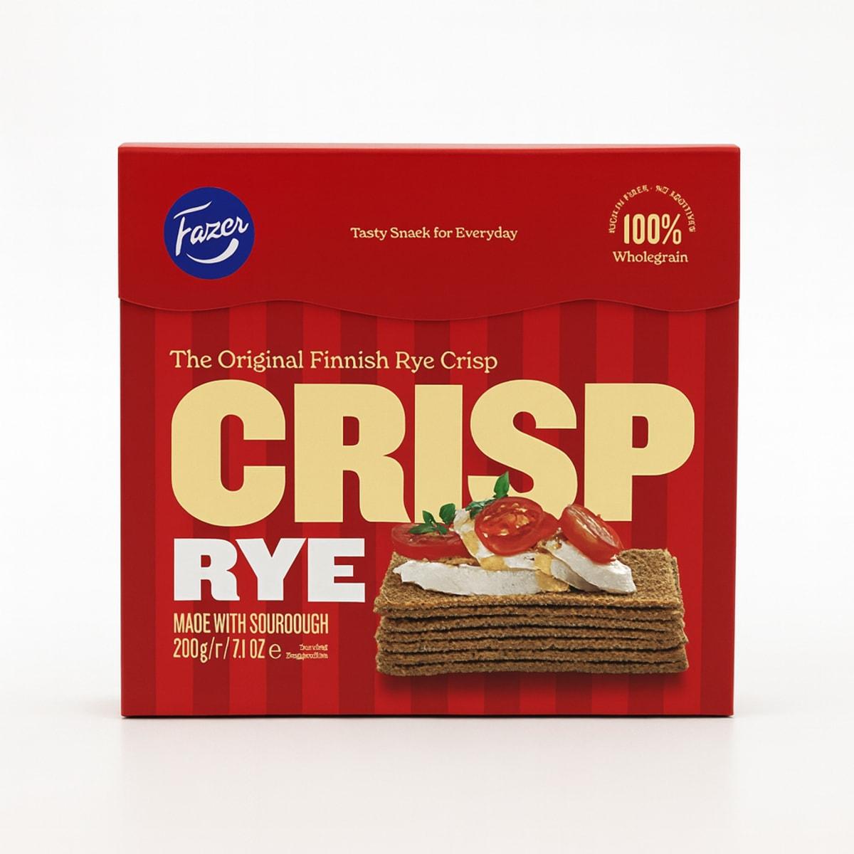 Fazer Crisp Rye Crispbread 200g