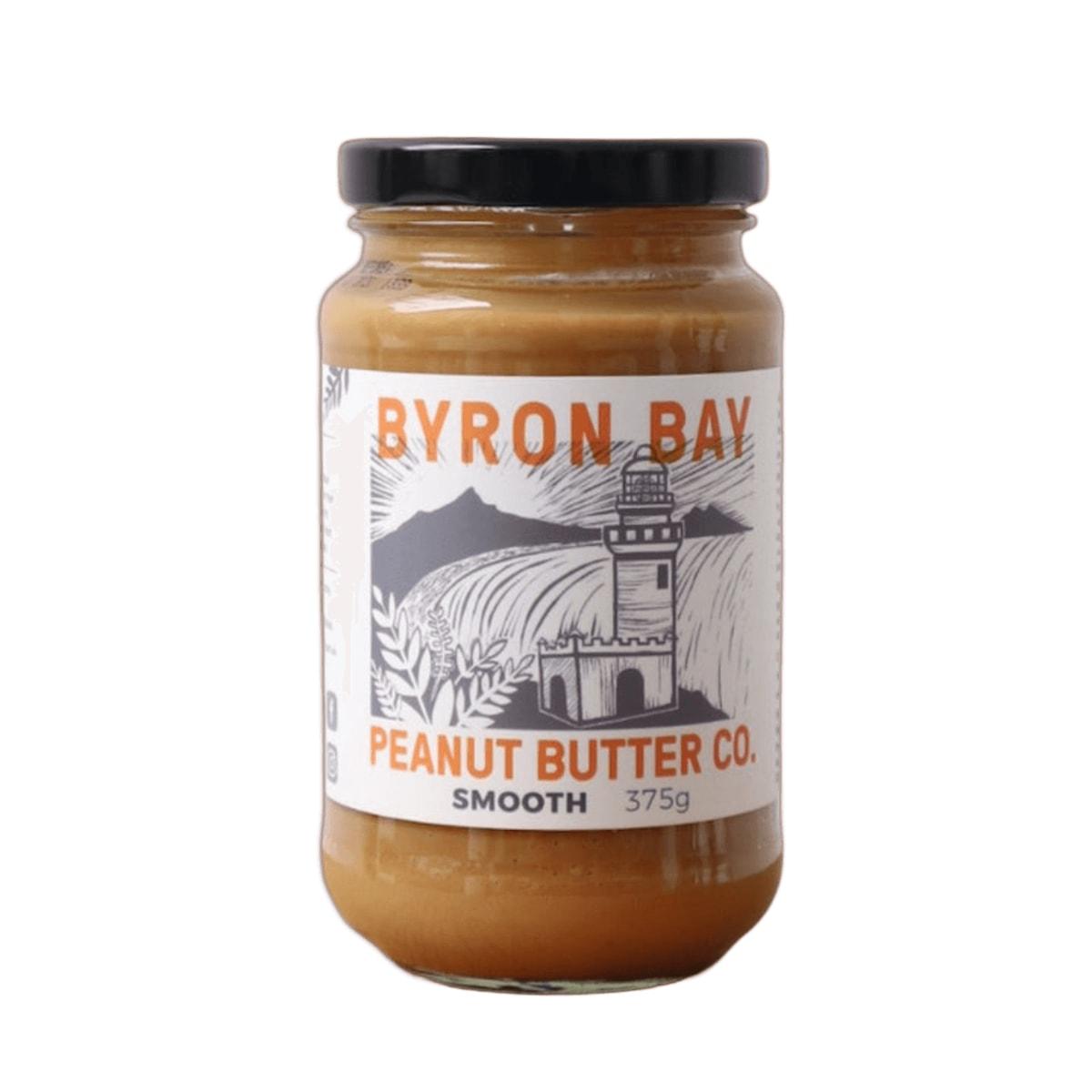 Byron Bay Peanut Butter Company Smooth Salted Peanut Butter 375g