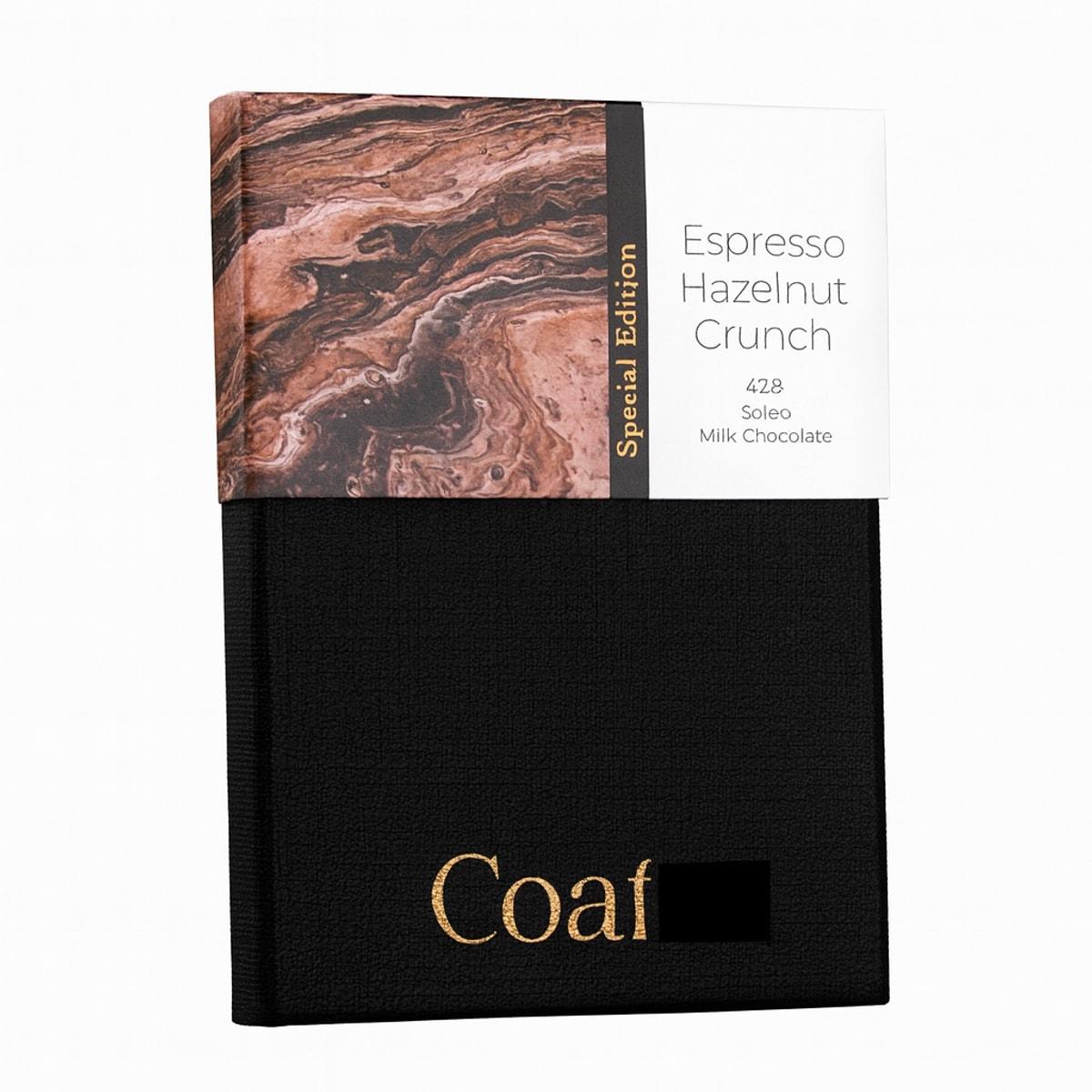 Cuvée Espresso Hazelnut Crunch 42% Milk Chocolate 70g