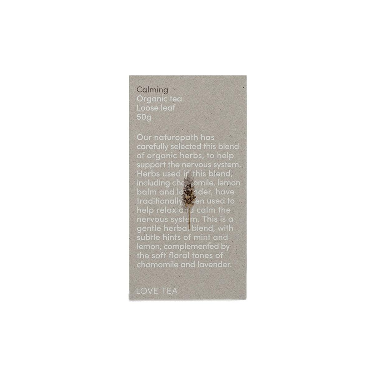 Love Tea Organic Calming Loose Leaf Tea 50g