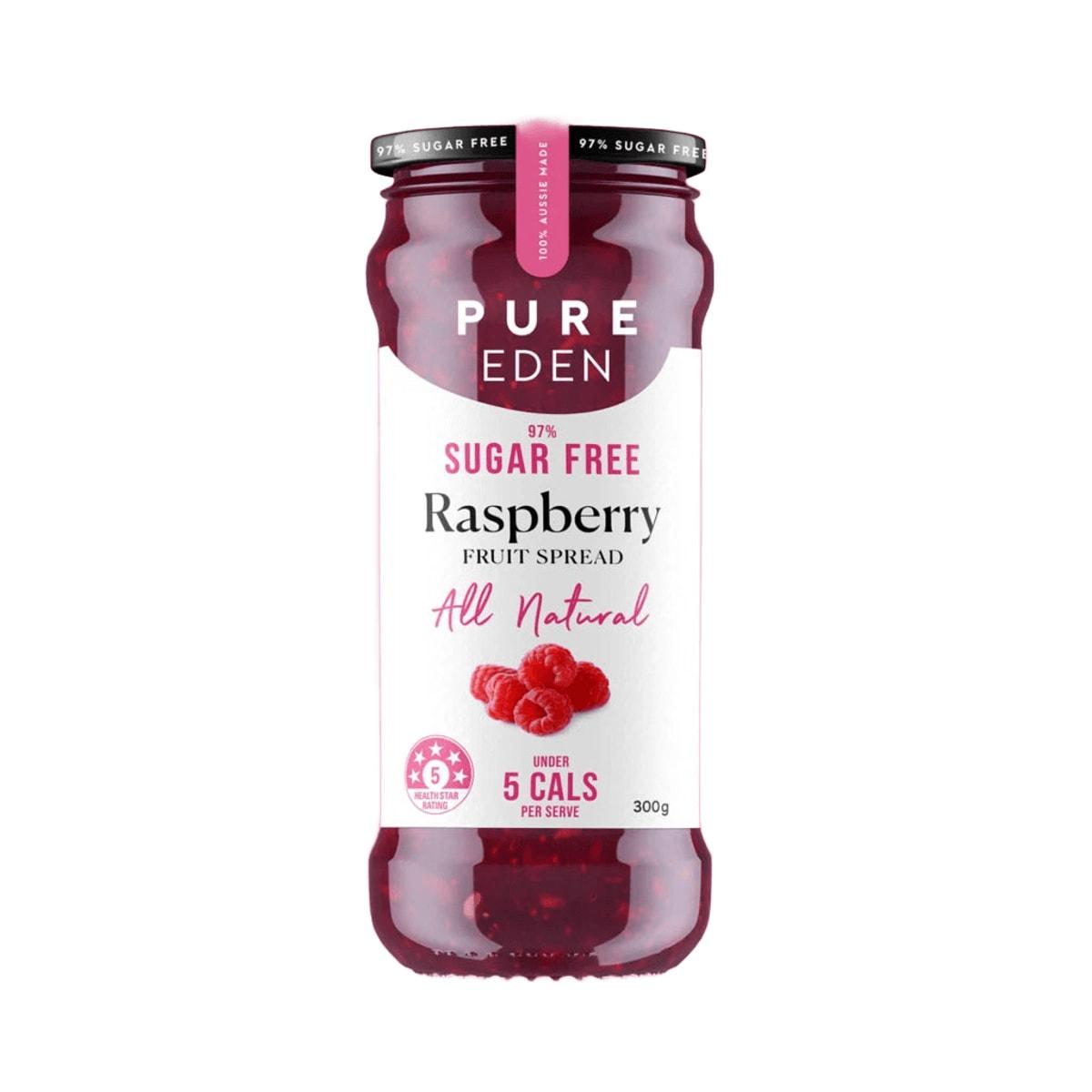 Pure Eden 97% Sugar Free Raspberry Fruit Spread 300g