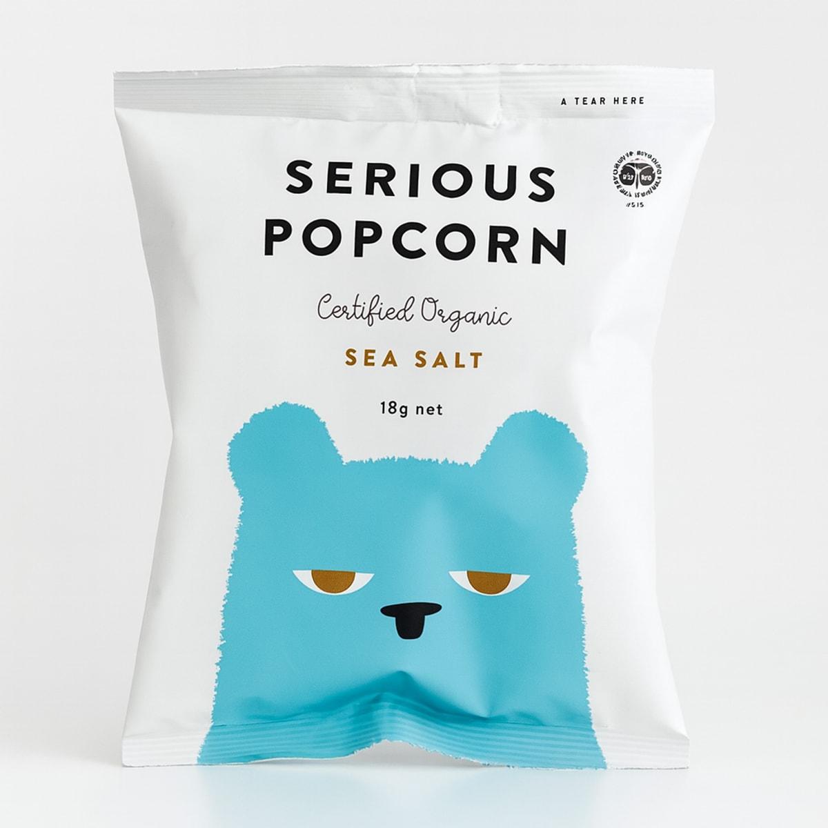 Serious Food Co Organic Sea Salt Popcorn 18g