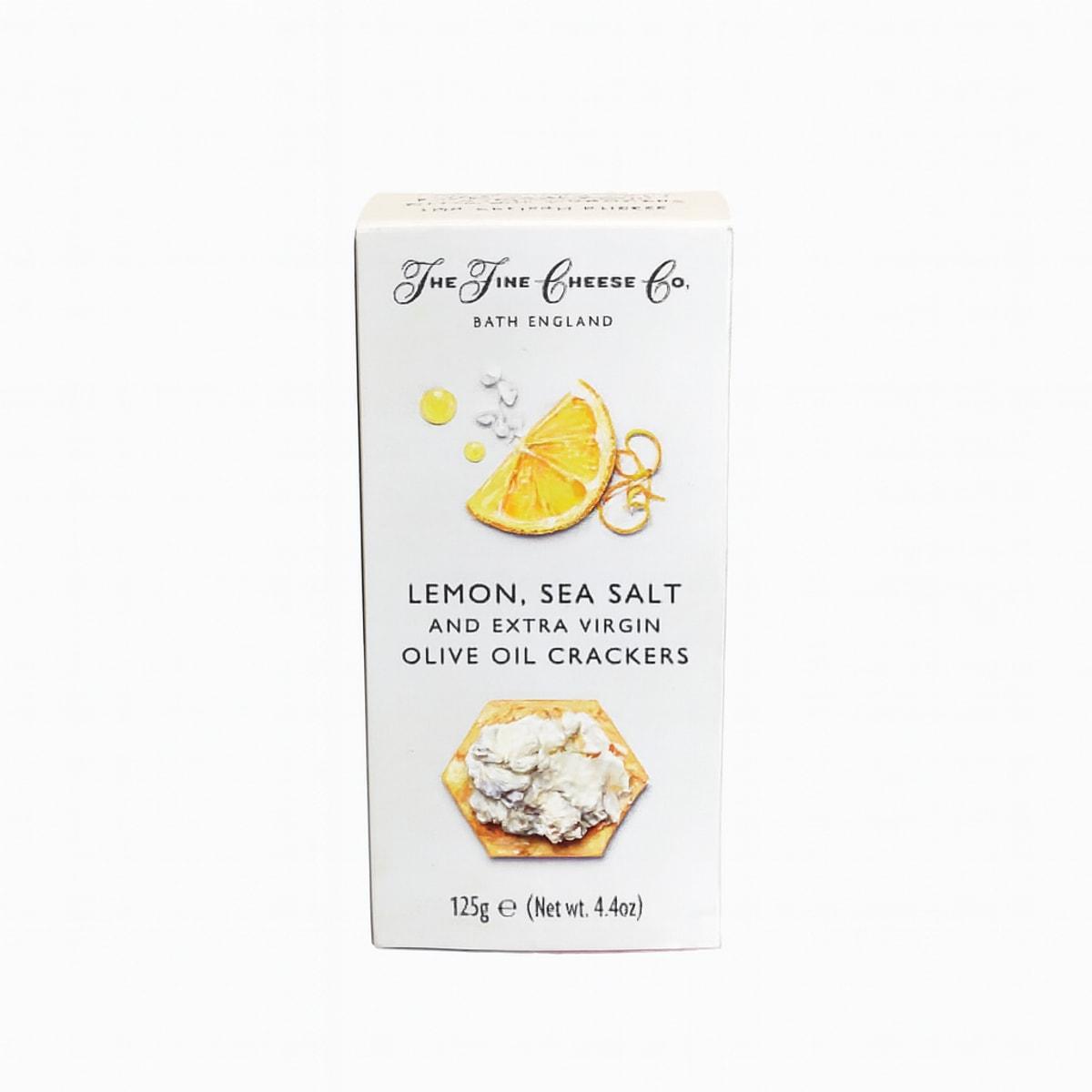 The Fine Cheese Co Lemon & Sea Salt Crackers 125g