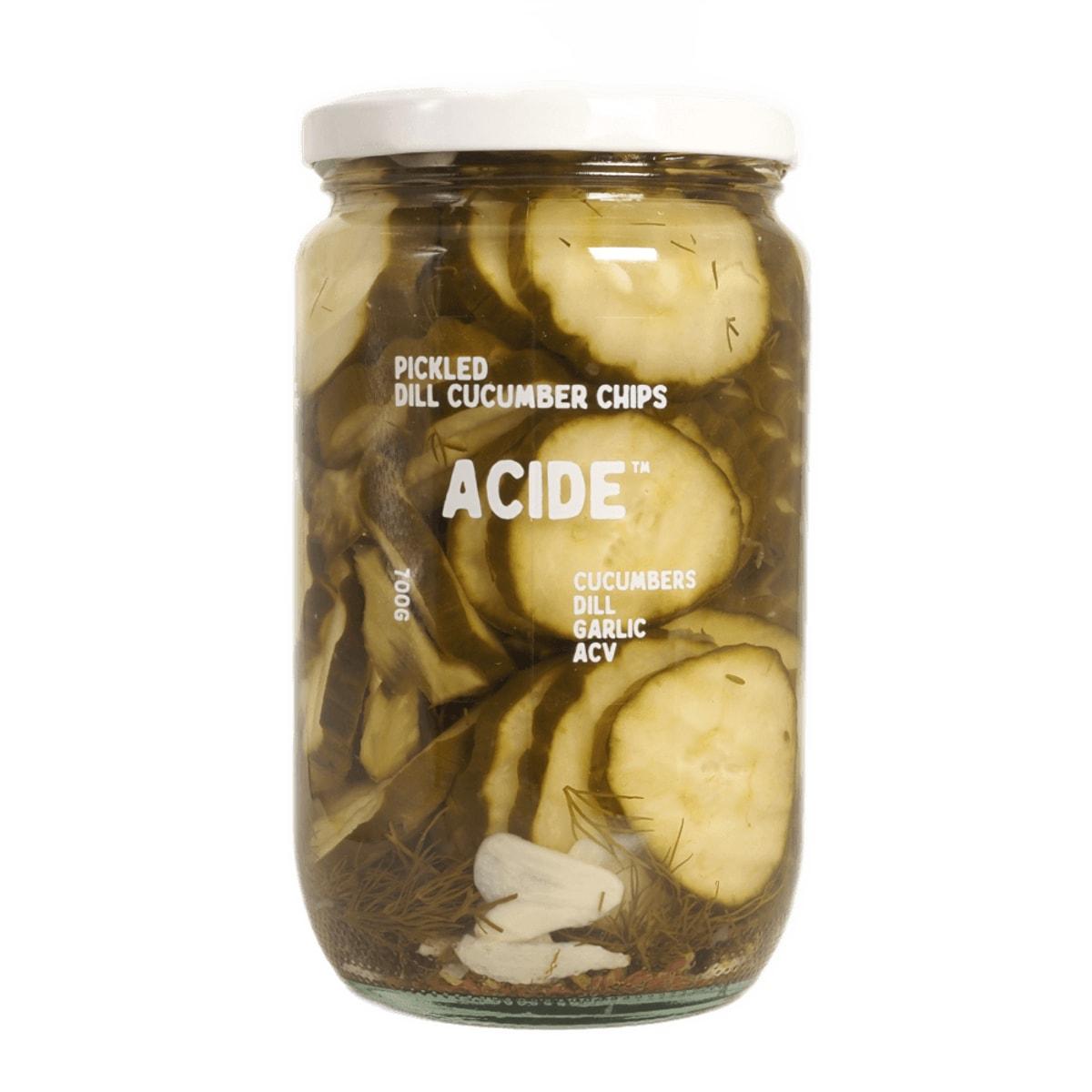 Acide Pickled Dill Cucumber Chips