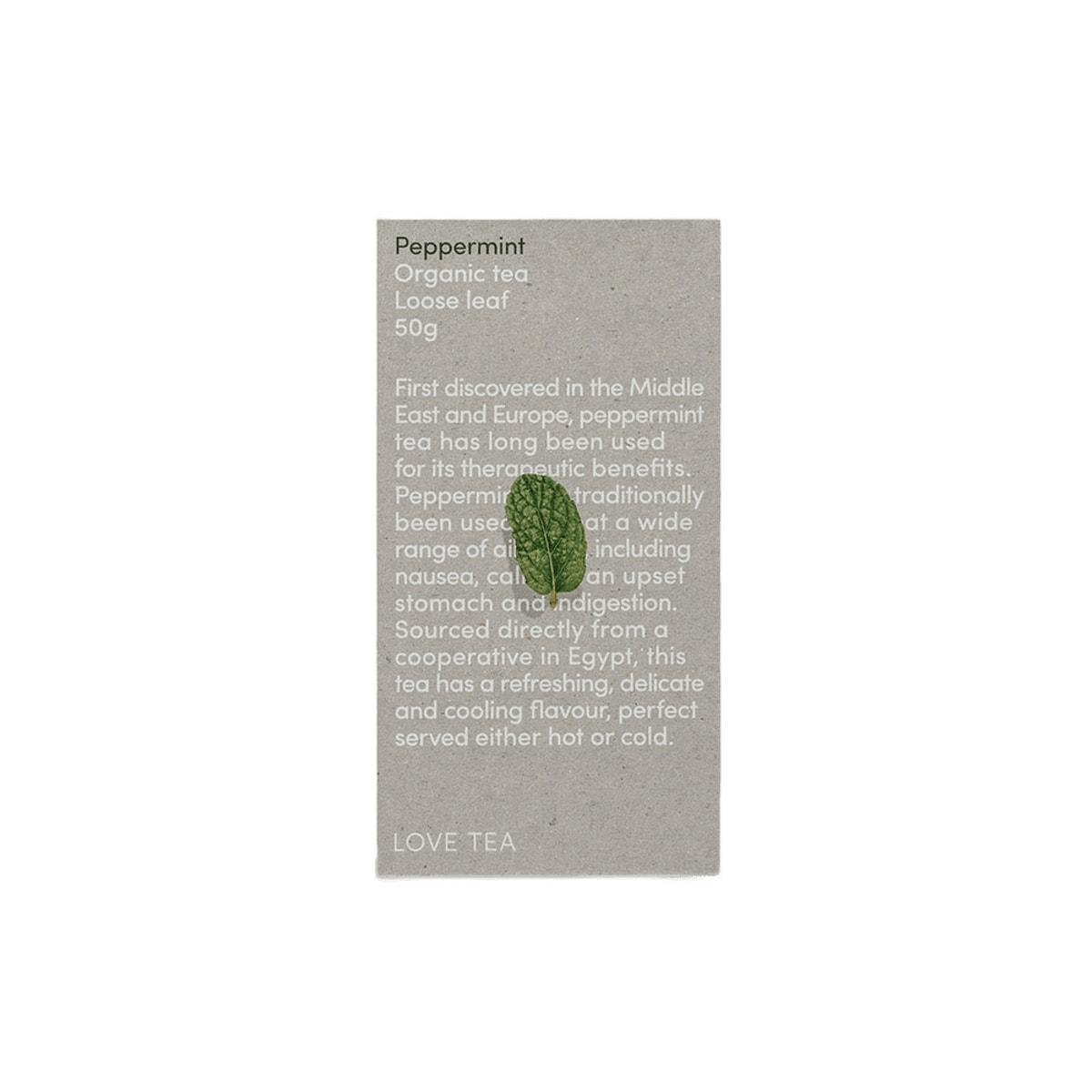 Love Tea Organic Peppermint Loose Leaf Tea