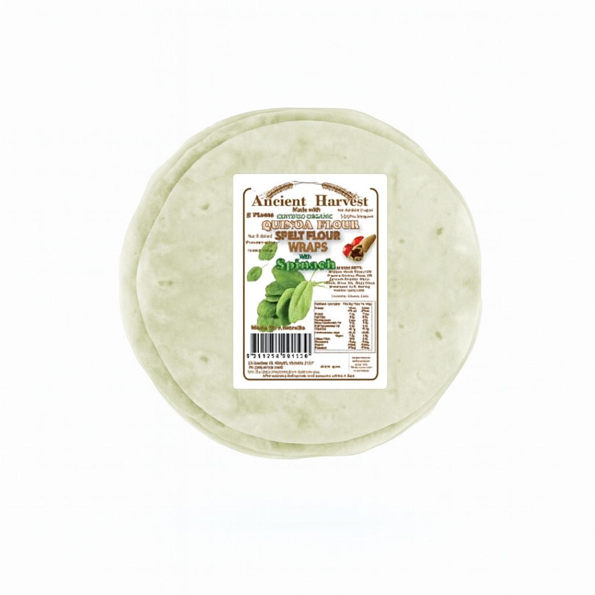 Ancient Harvest Organic Quinoa & Spinach Spelt Wraps